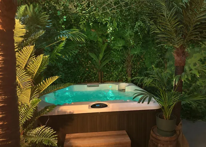 Jungle Room, Jacuzzi Privatif Et Cinéma Appartement Bordeaux